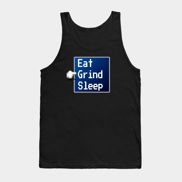 Eat Grind Sleep Selection Tank Top by Bruce Brotherton